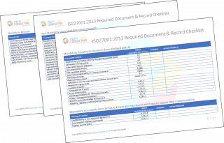 ISO27001:2013 Required Documents and Files Checklist